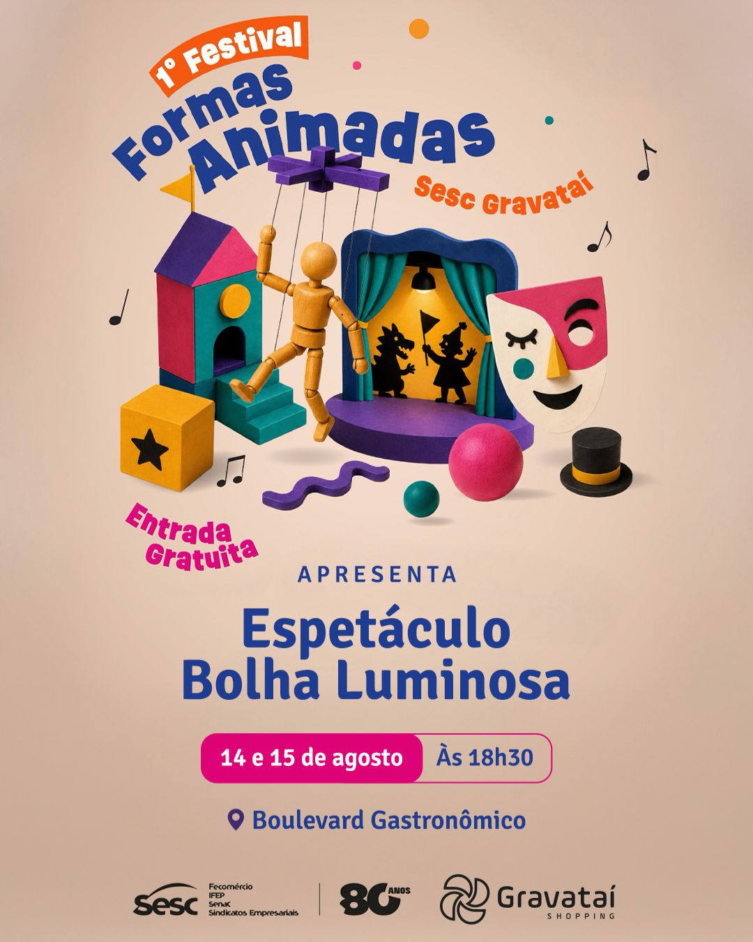 1° Festivas de Formas Animadas do SESC no Gravataí Shopping